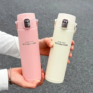 Gourde sport inox Pop-Up 500 ml - Ouverture rapide | Sitarayuri