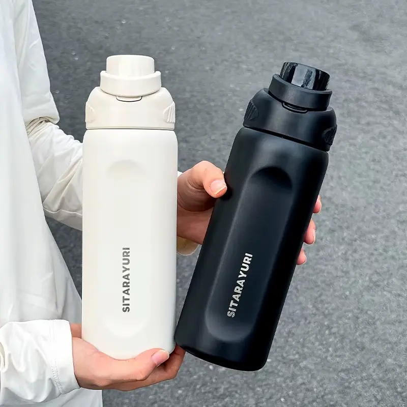 Gourde sport 800 ml avec poignée - Transport facile | GripFlow – Image 3