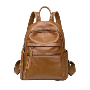 Sac à dos femme de ville en cuir
